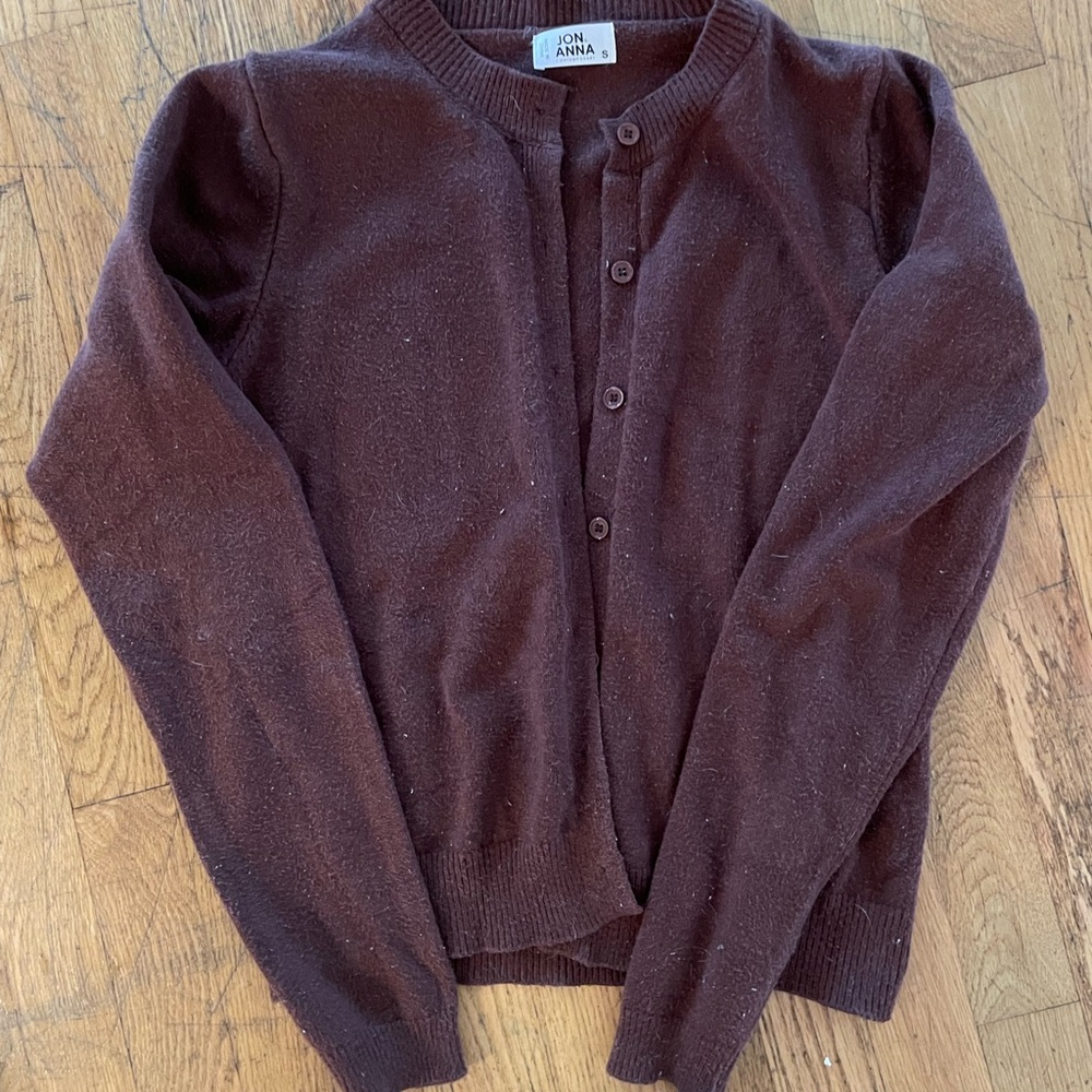 Jon & Anna Brown Button-Up Cardigan